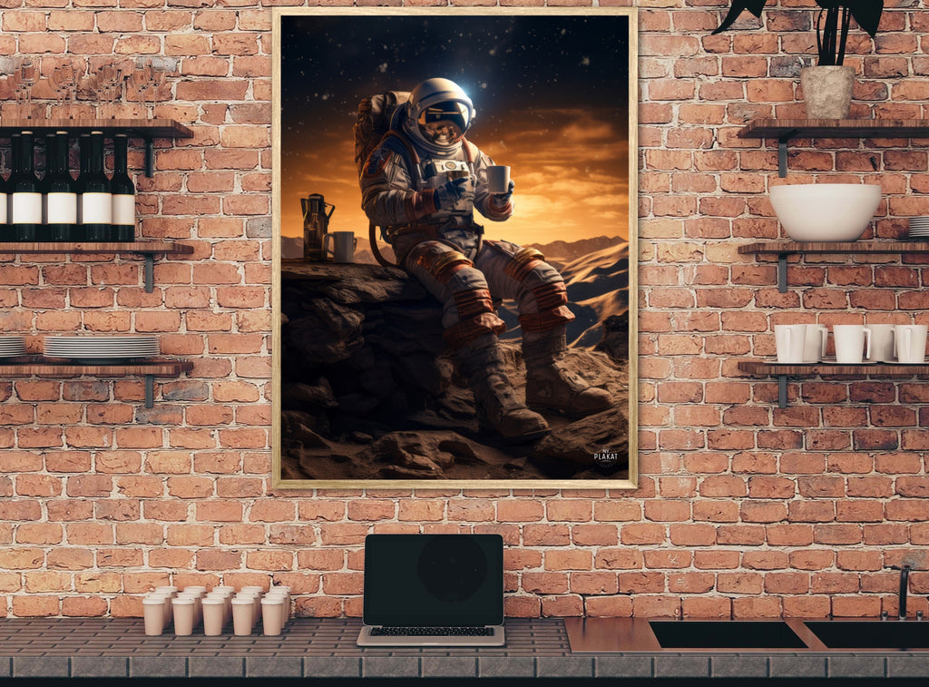 Astronaut med kaffe Nr. 3