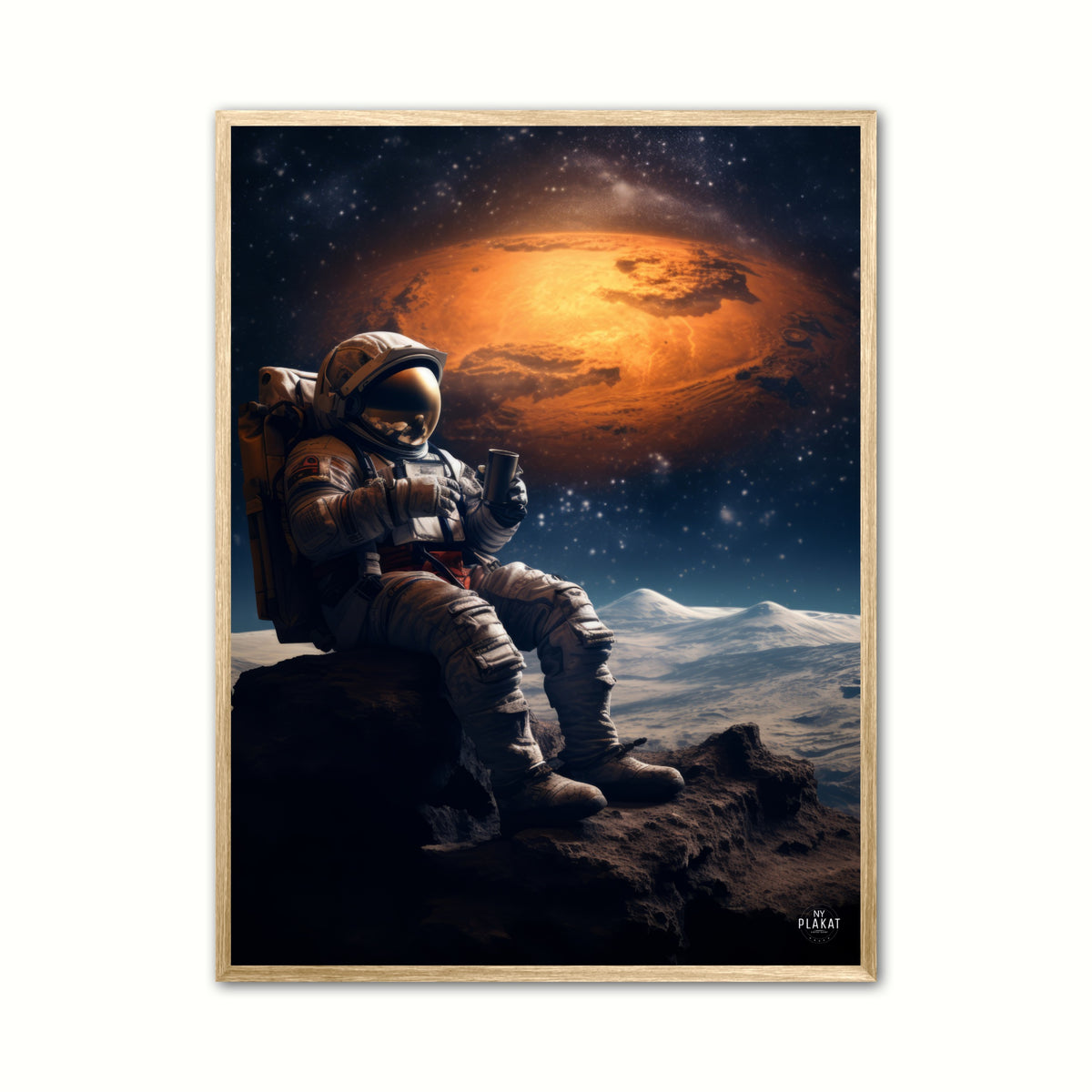 Astronaut med kaffe Nr. 2 plakat