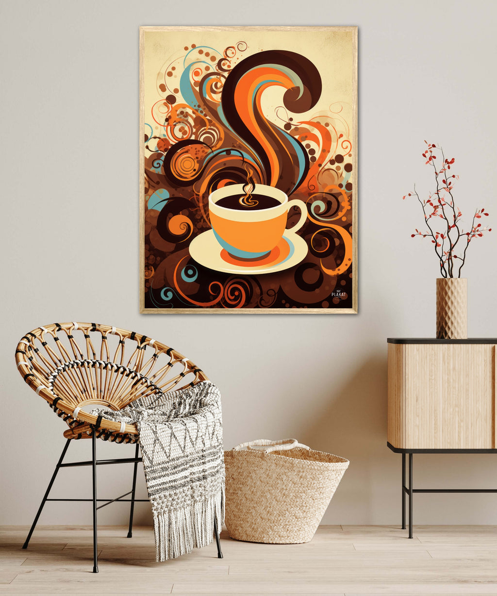 Kaffe Abstrakt - Plakat Nr. 7