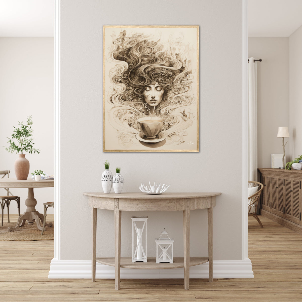 Selvforkælelse med kaffe plakat Nr. 3