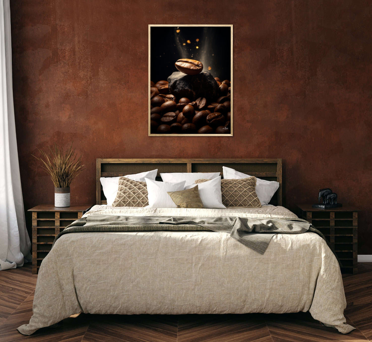 Kaffebønnen - Den eneste ene - Kaffe plakat