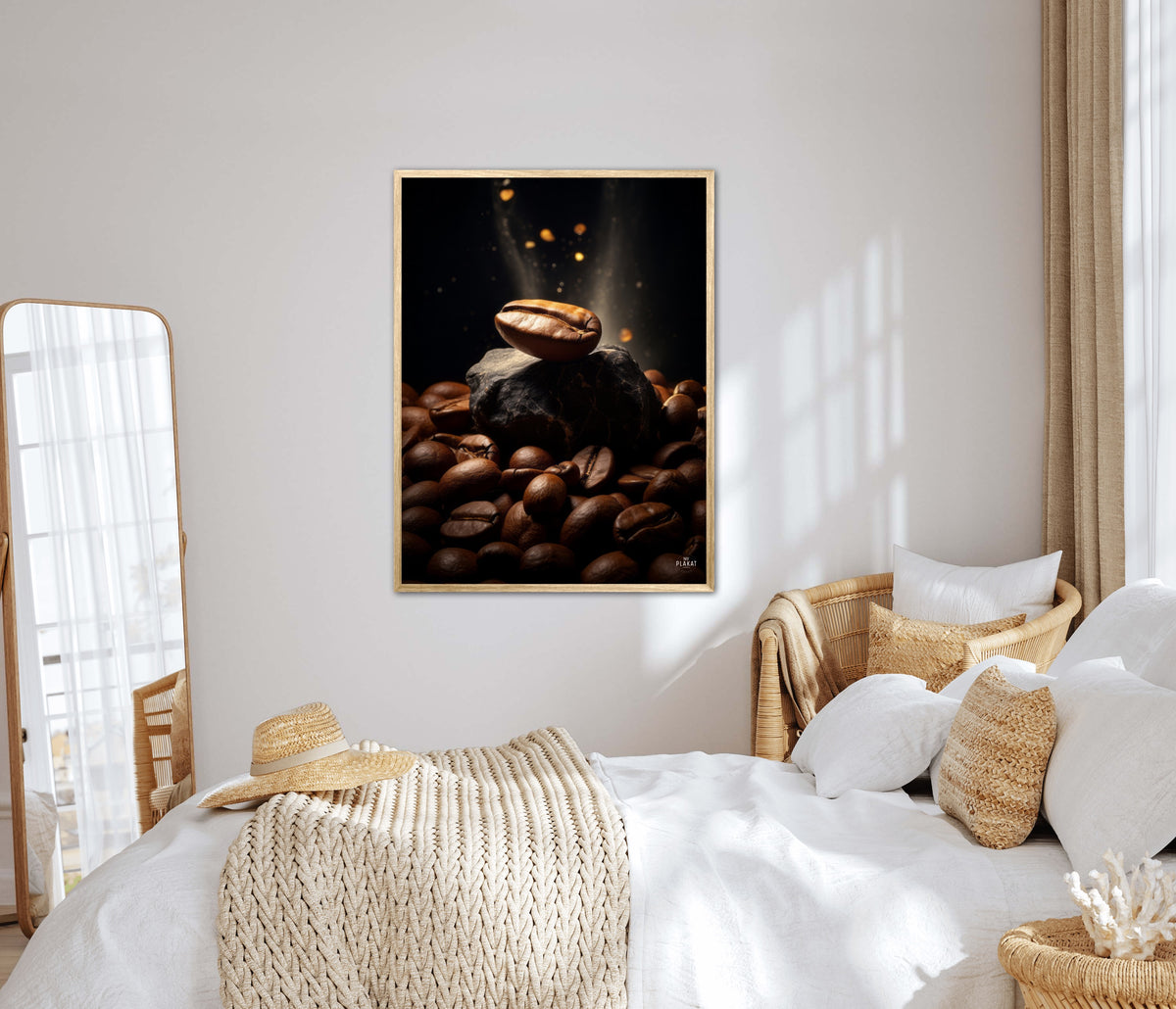 Kaffebønnen - Den eneste ene - Kaffe plakat