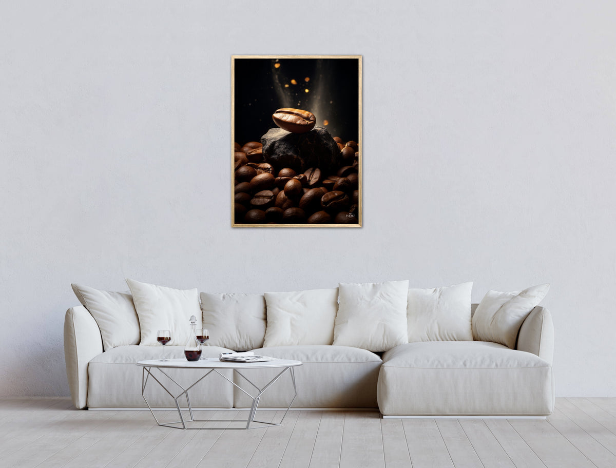 Kaffebønnen - Den eneste ene - Kaffe plakat