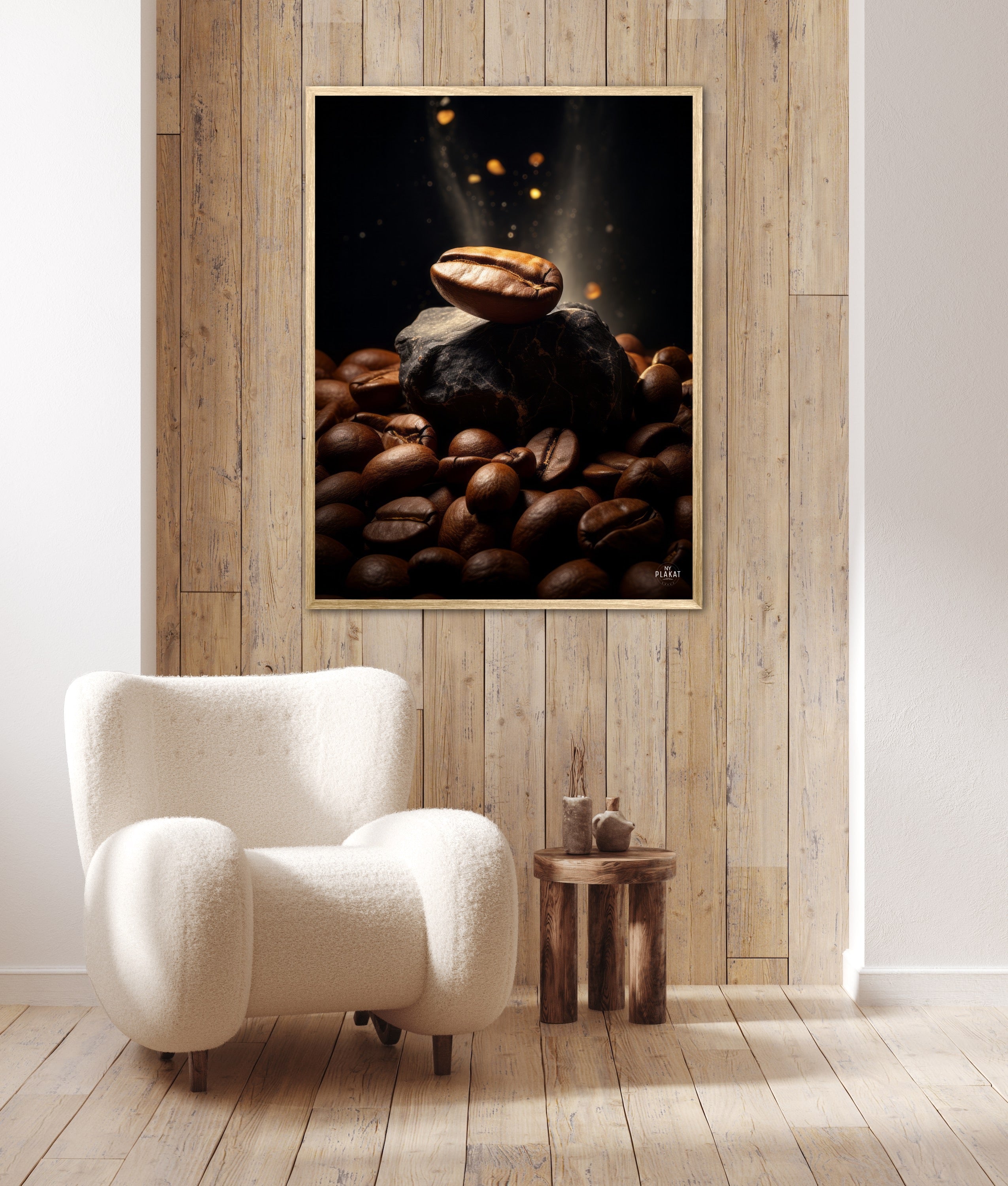 Kaffebønnen - Den eneste ene - Kaffe plakat