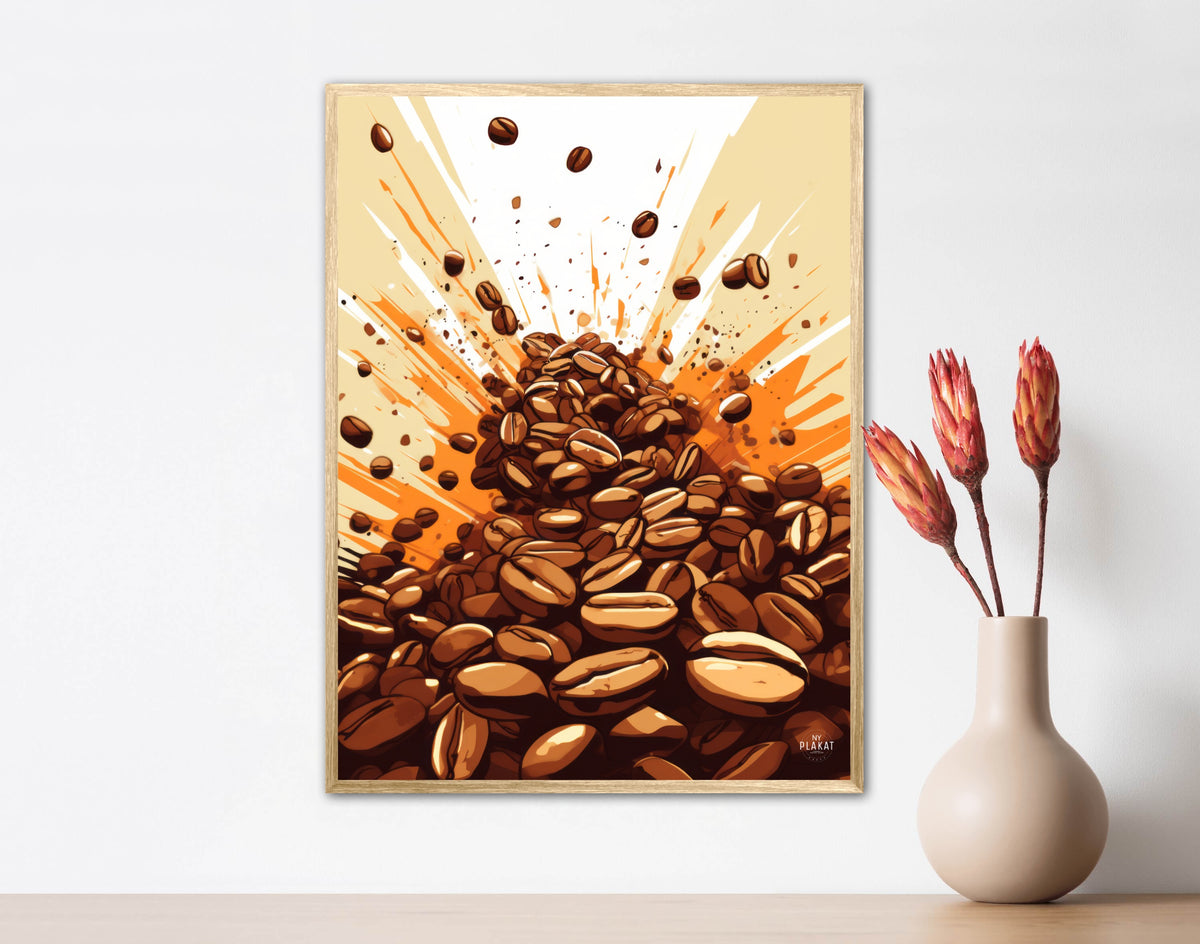 Kaffebønner - Plakat Nr. 10