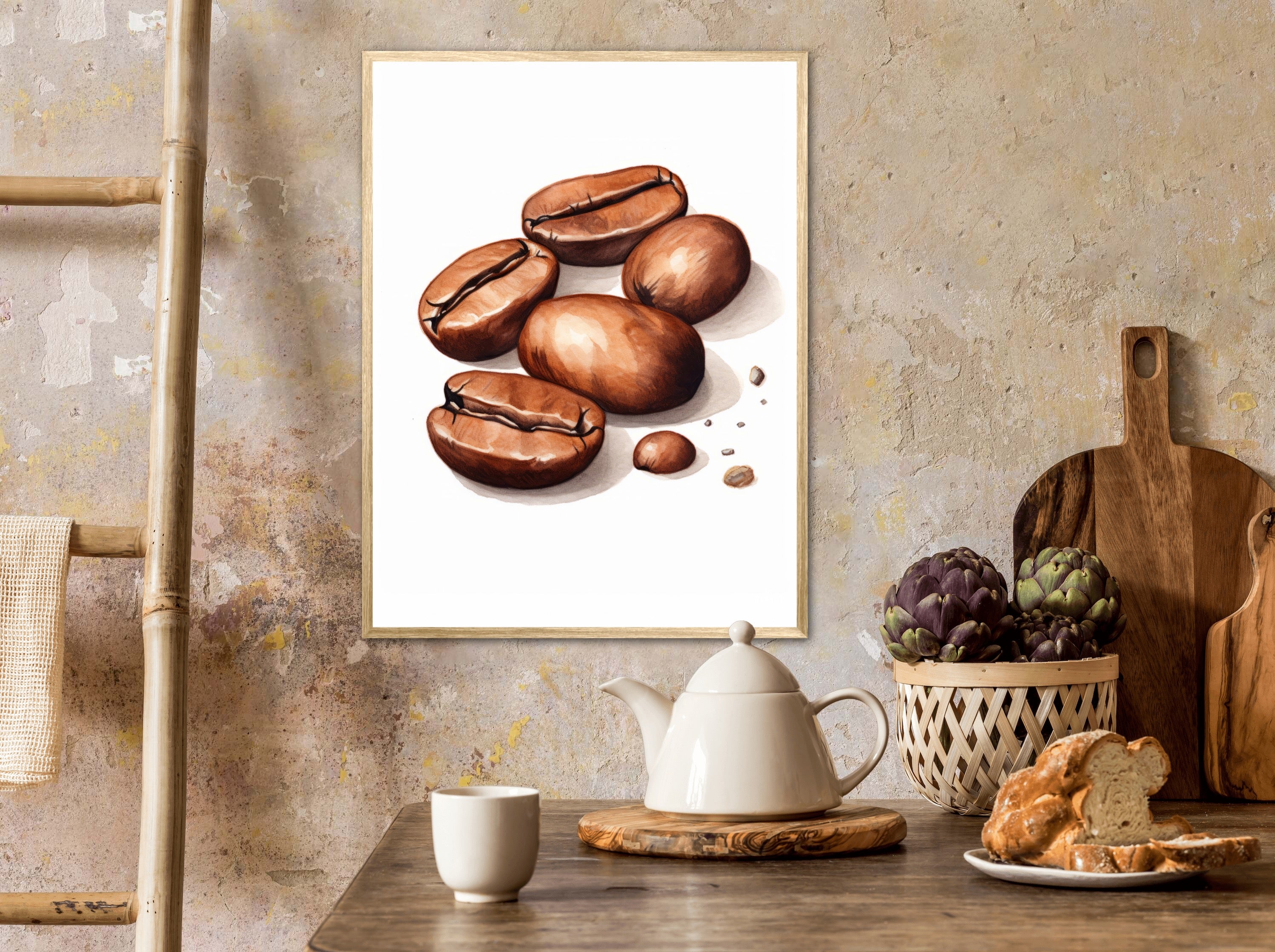 Kaffebønner - Plakat Nr. 6