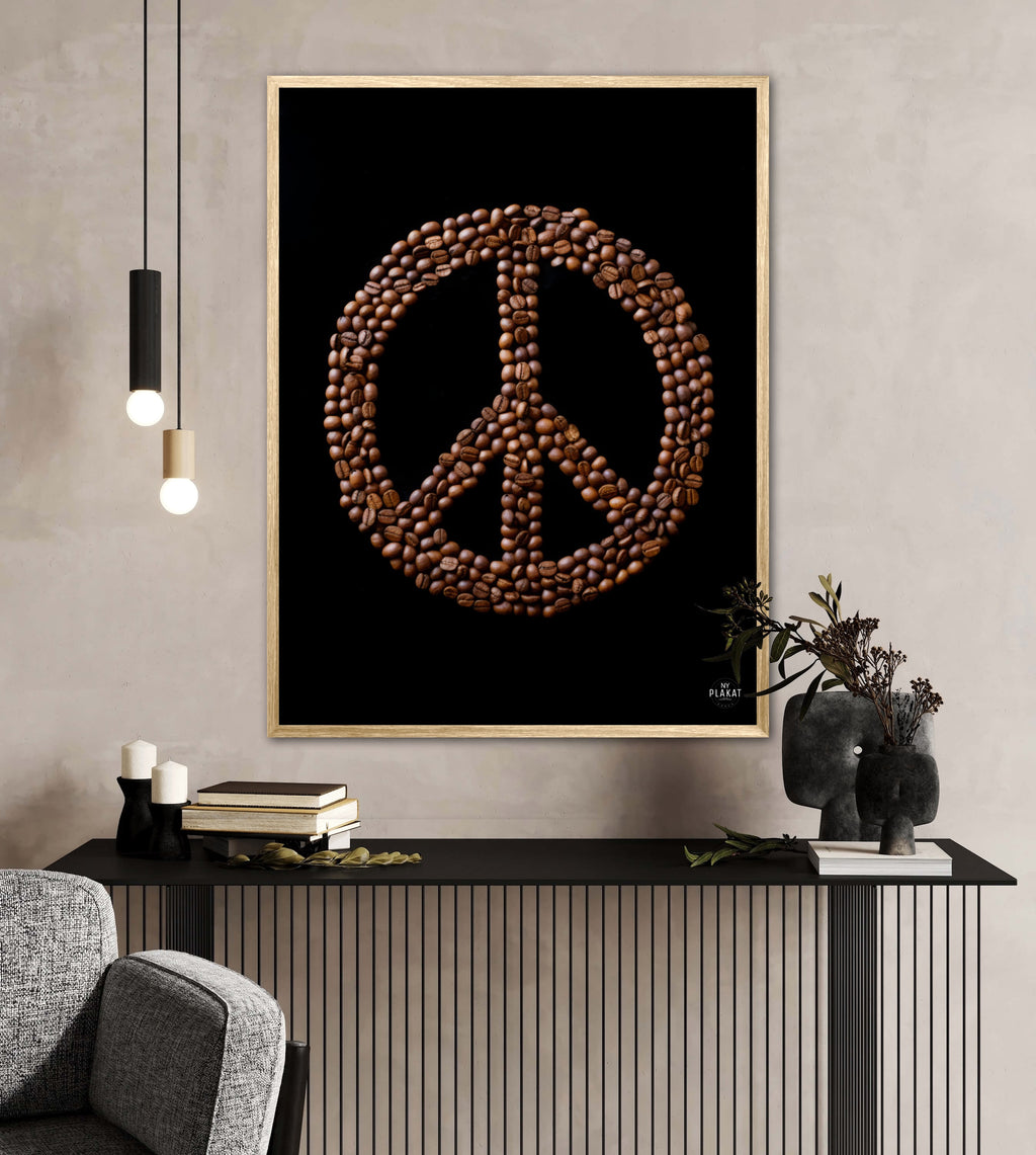 Fred af Kaffebønner Nr. 2 - Kaffe plakat