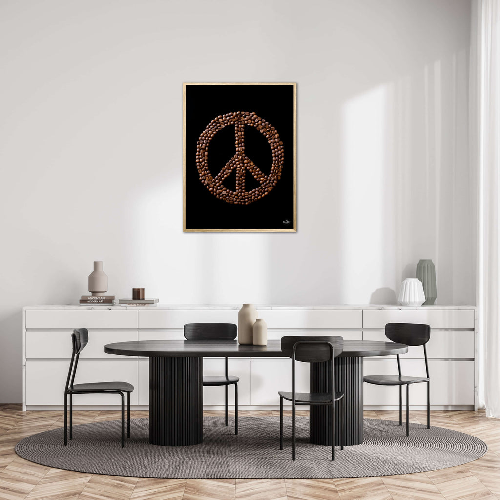 Fred af Kaffebønner Nr. 2 - Kaffe plakat