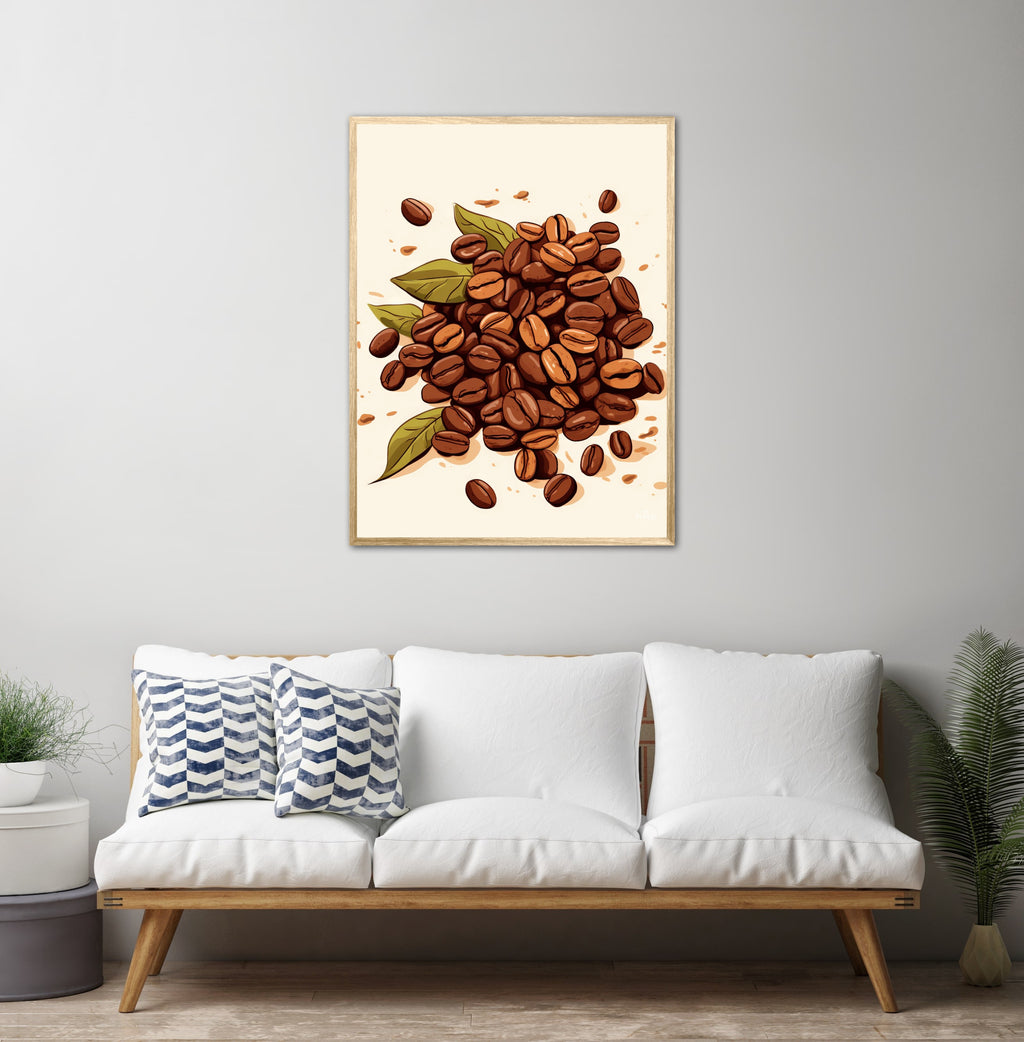 Kaffebønner - Plakat Nr. 8