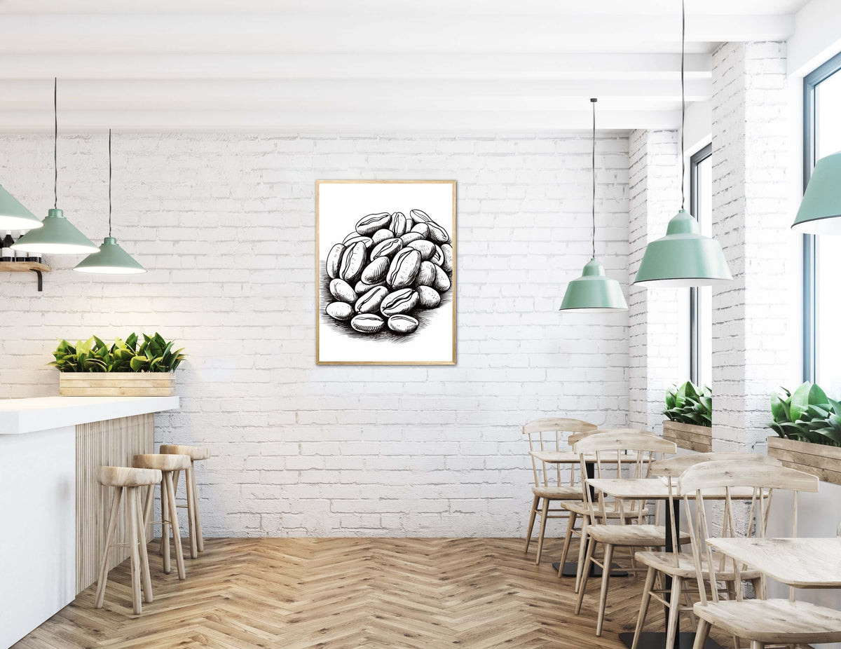 Kaffebønner - Plakat Nr. 5
