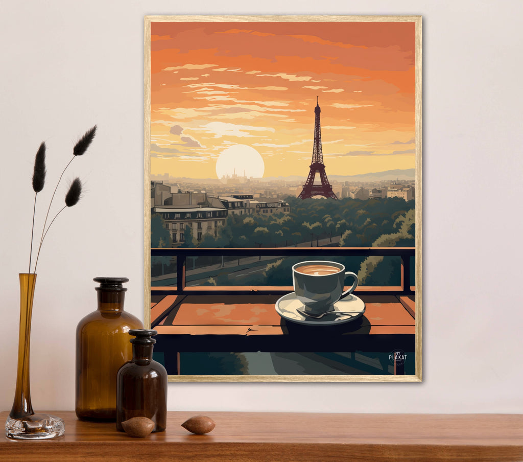 Kaffepause i Paris plakat