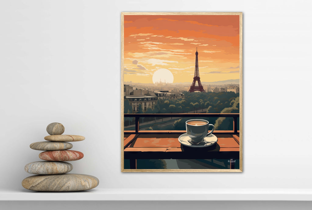 Kaffepause i Paris plakat