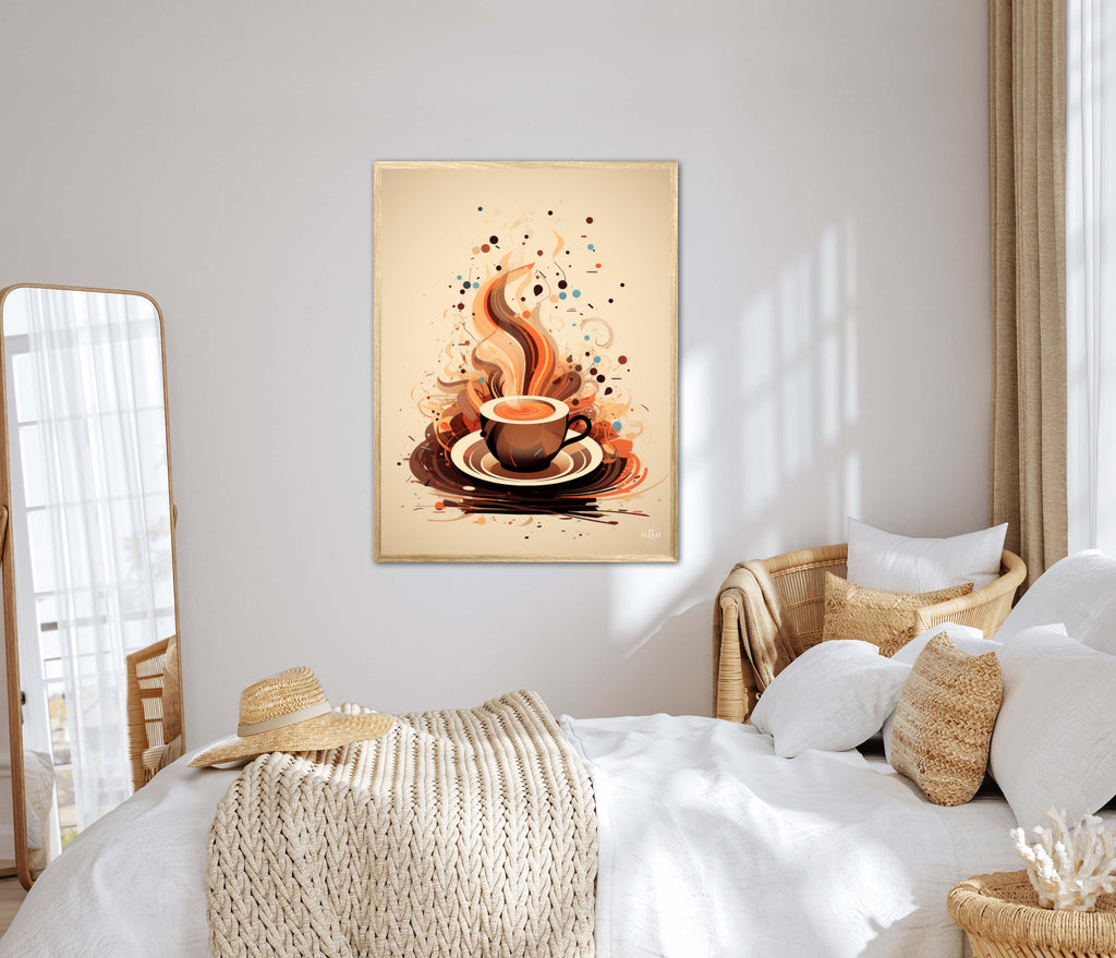 Kaffe Abstrakt - Plakat Nr. 10