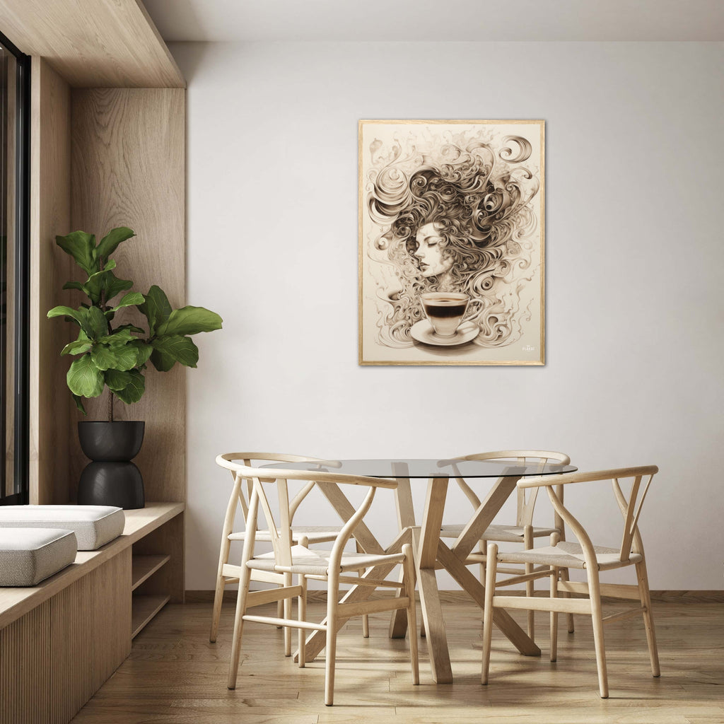 Selvforkælelse med kaffe plakat Nr. 1