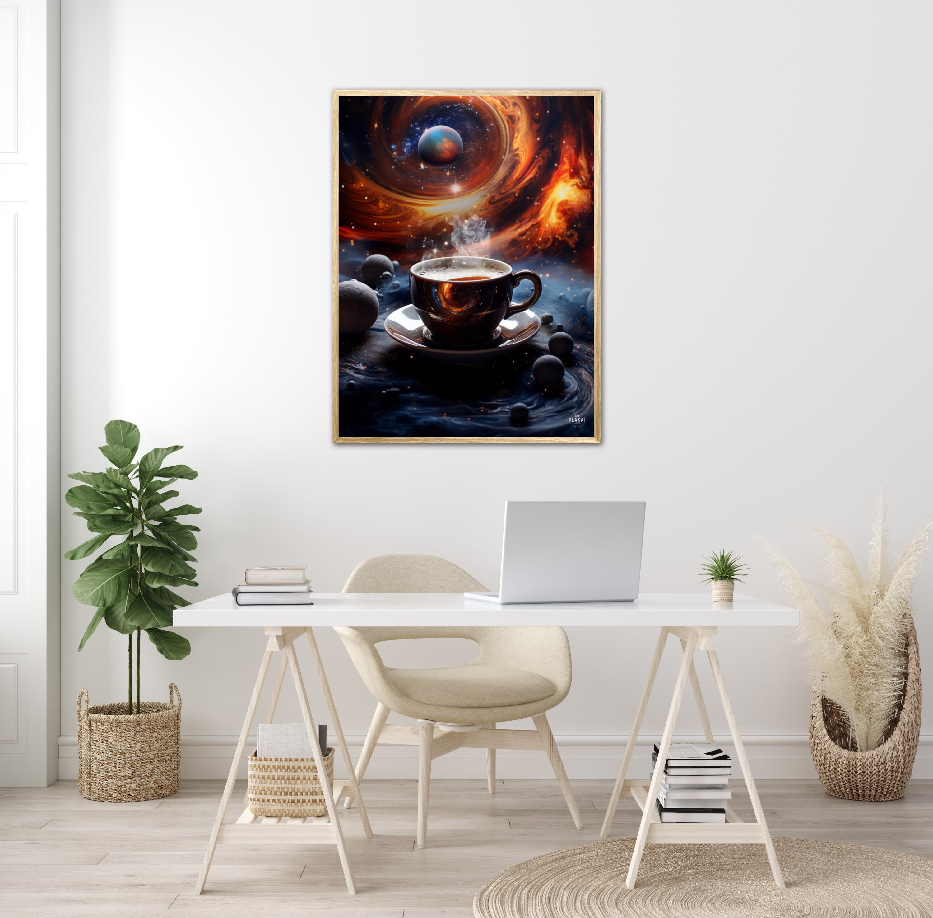 Kaffe Kosmisk plakat