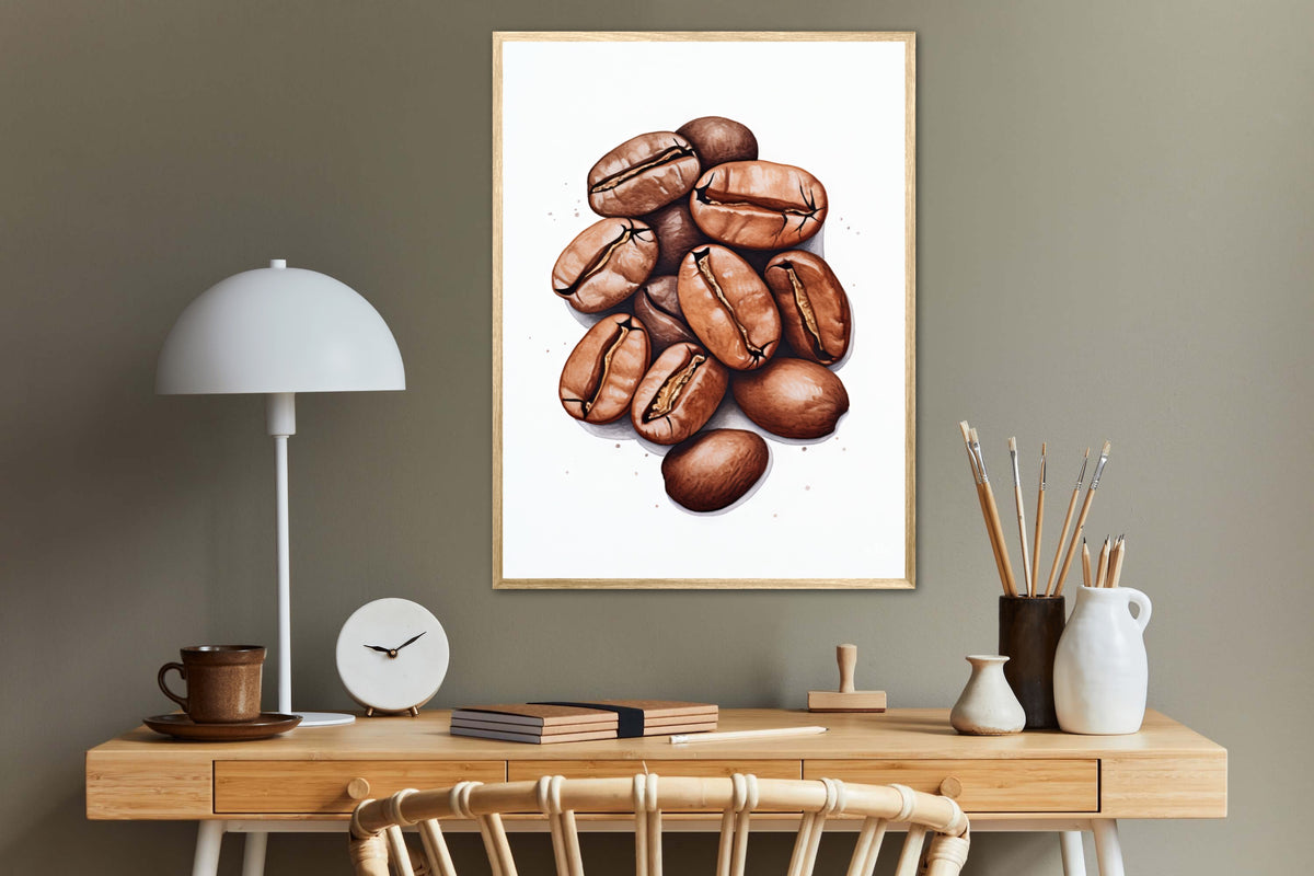 Kaffebønner - Plakat Nr. 7