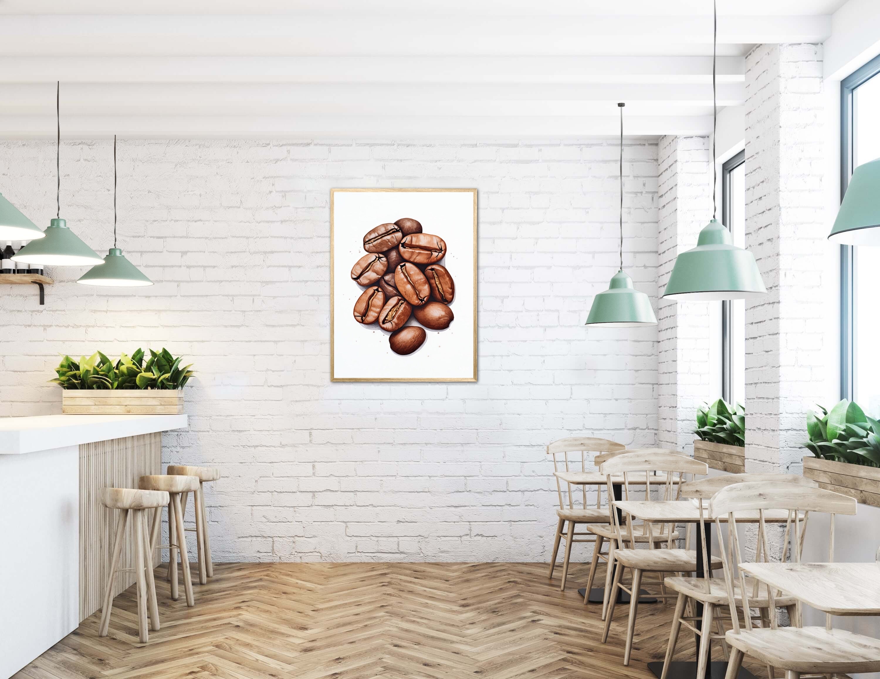 Kaffebønner - Plakat Nr. 7