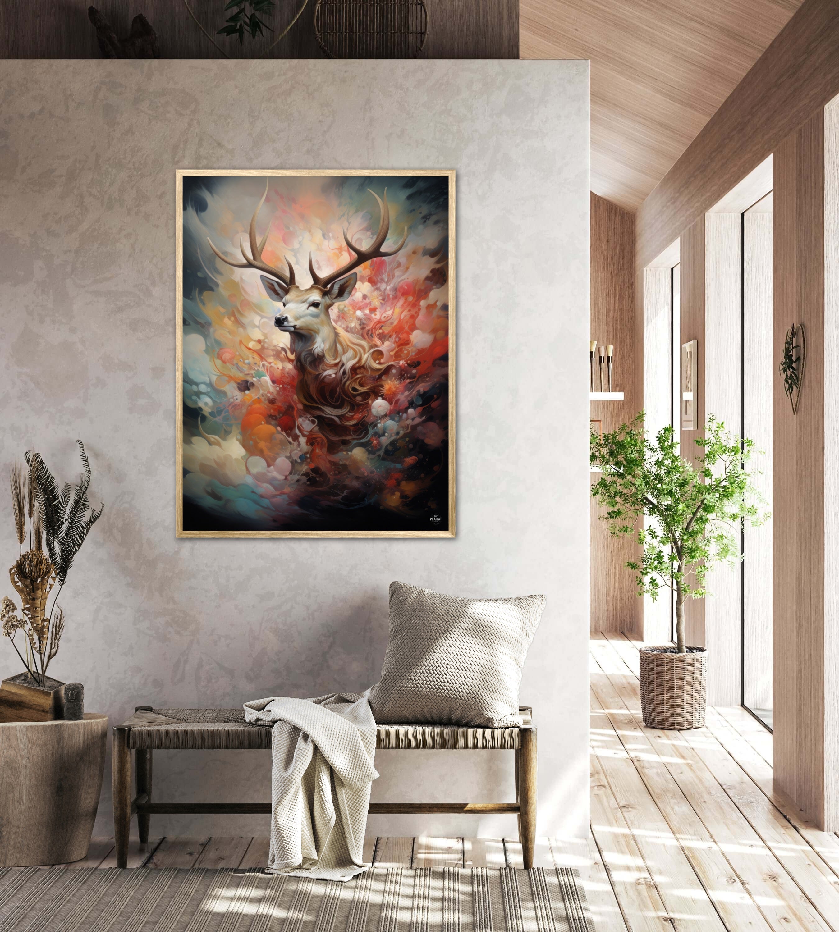 Stag's Vivid Dreamscape - Plakat