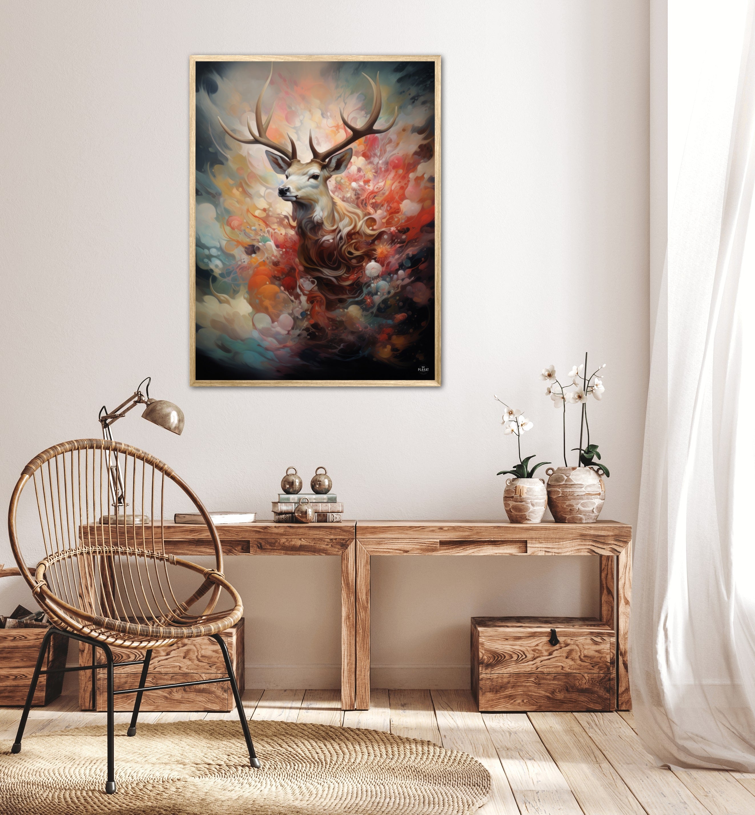 Stag's Vivid Dreamscape - Plakat