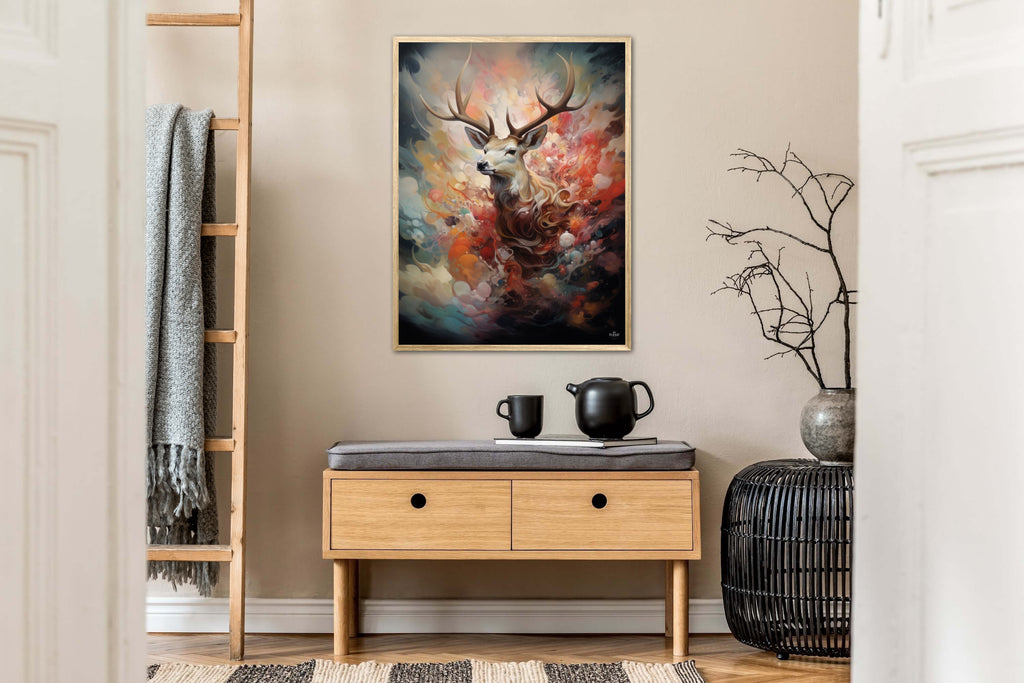 Stag's Vivid Dreamscape - Plakat