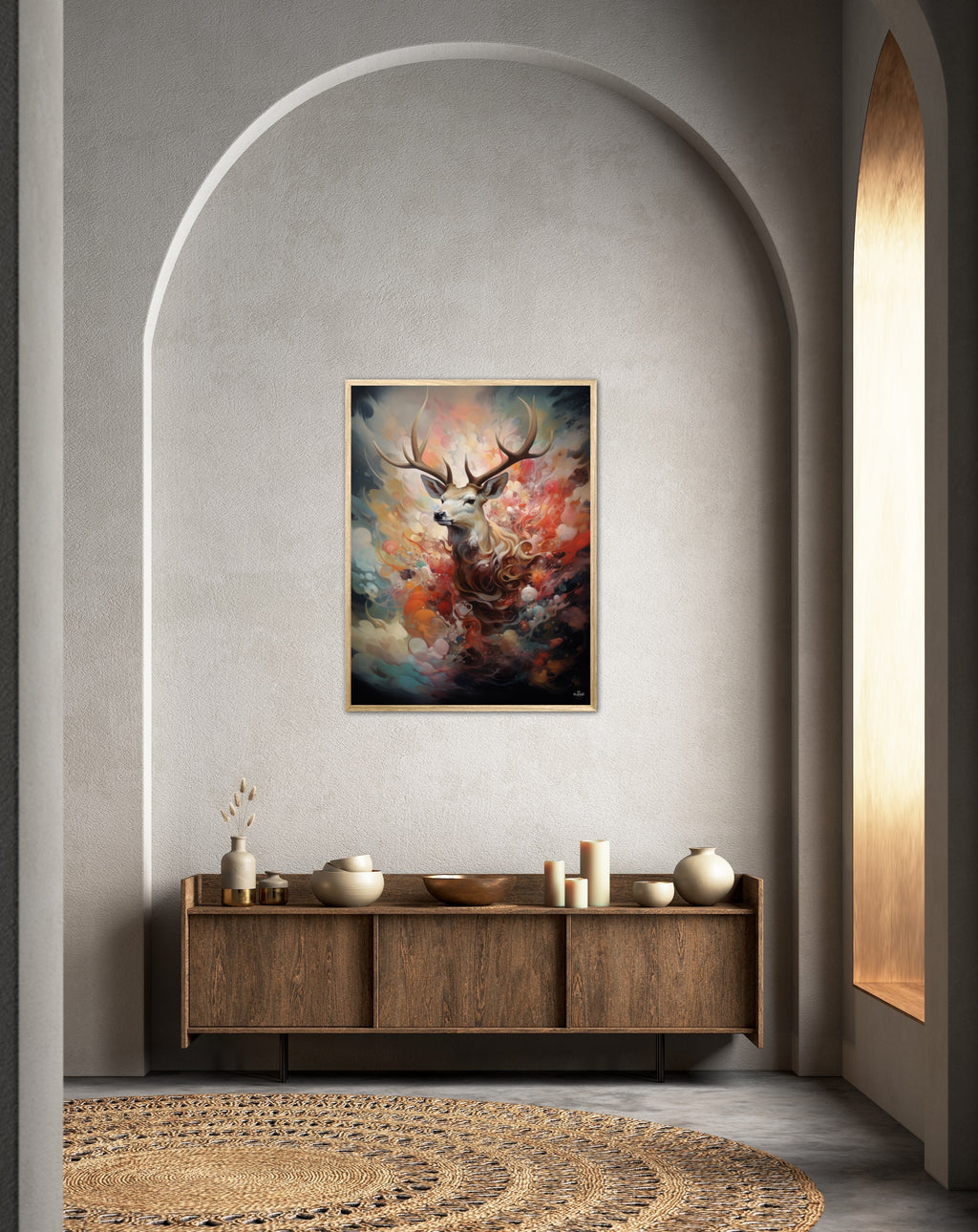 Stag's Vivid Dreamscape - Plakat