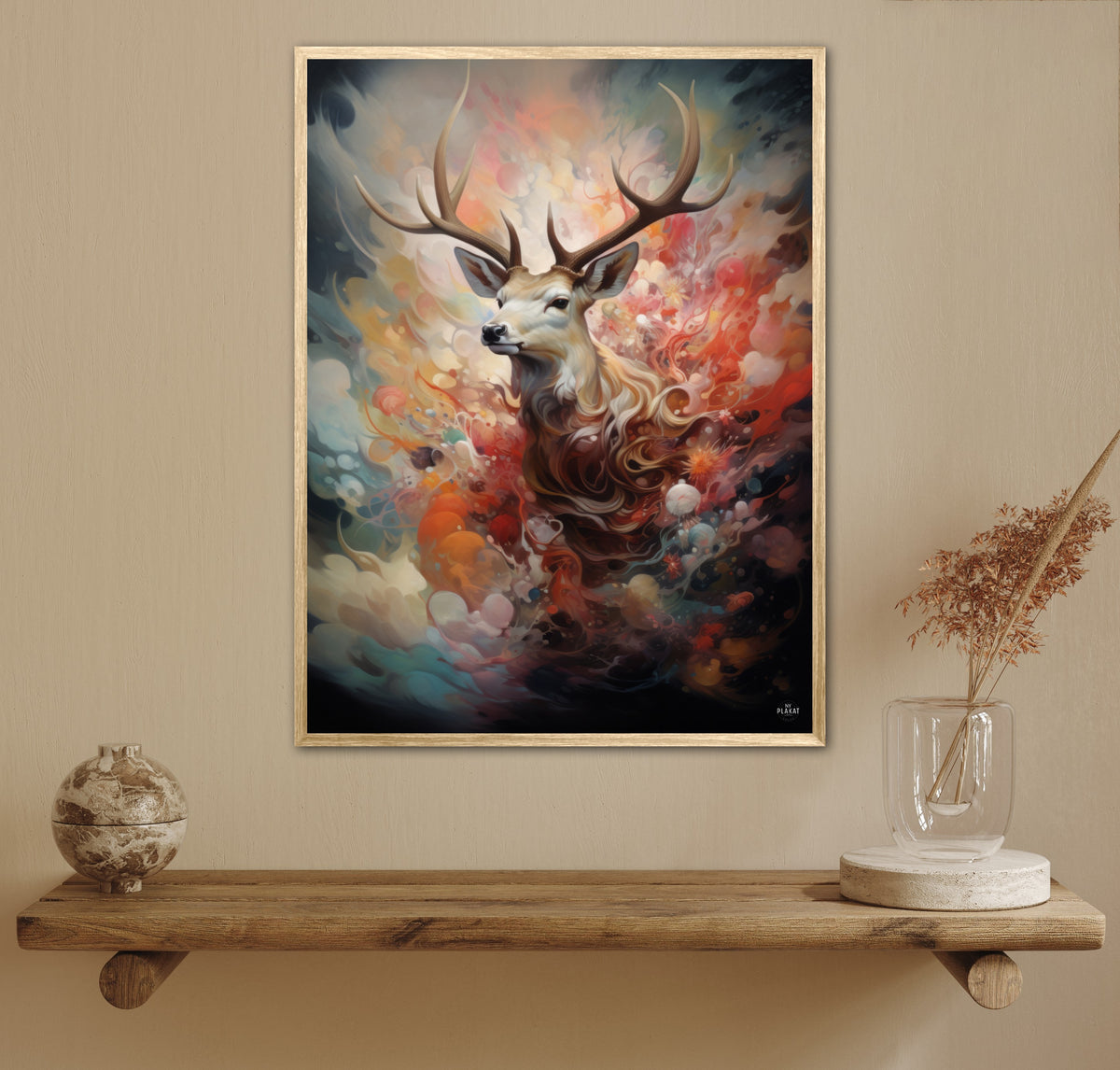 Stag's Vivid Dreamscape - Plakat