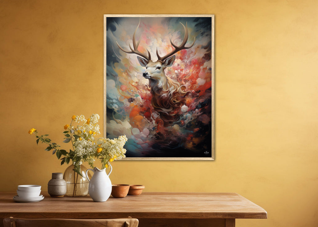 Stag's Vivid Dreamscape - Plakat
