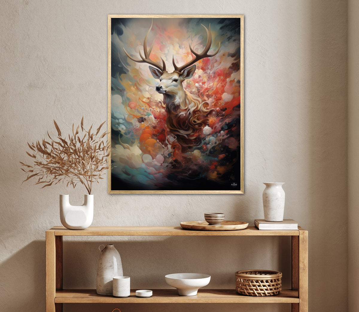 Stag's Vivid Dreamscape - Plakat