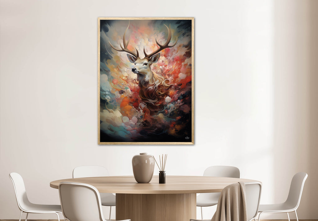 Stag's Vivid Dreamscape - Plakat