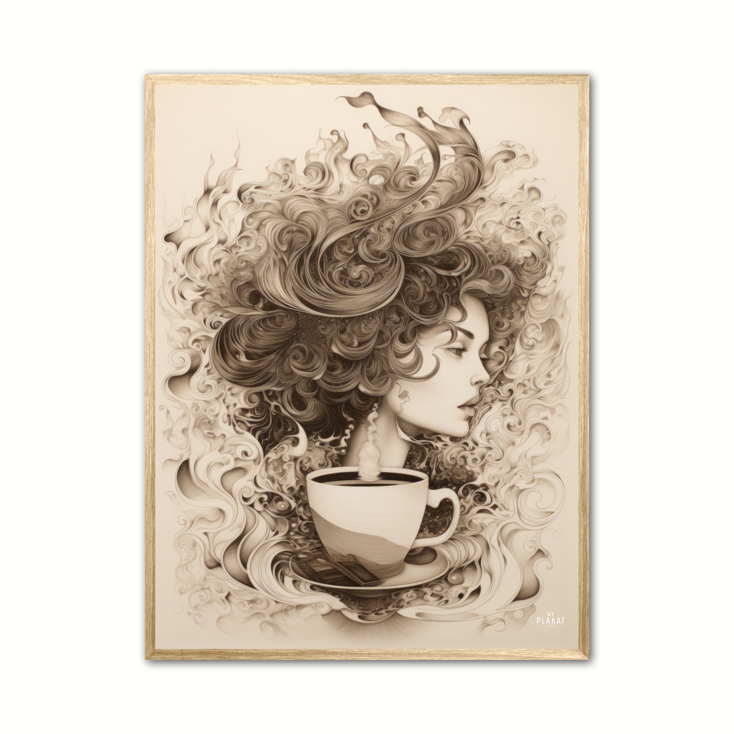 Selvforkælelse med kaffe plakat Nr. 2