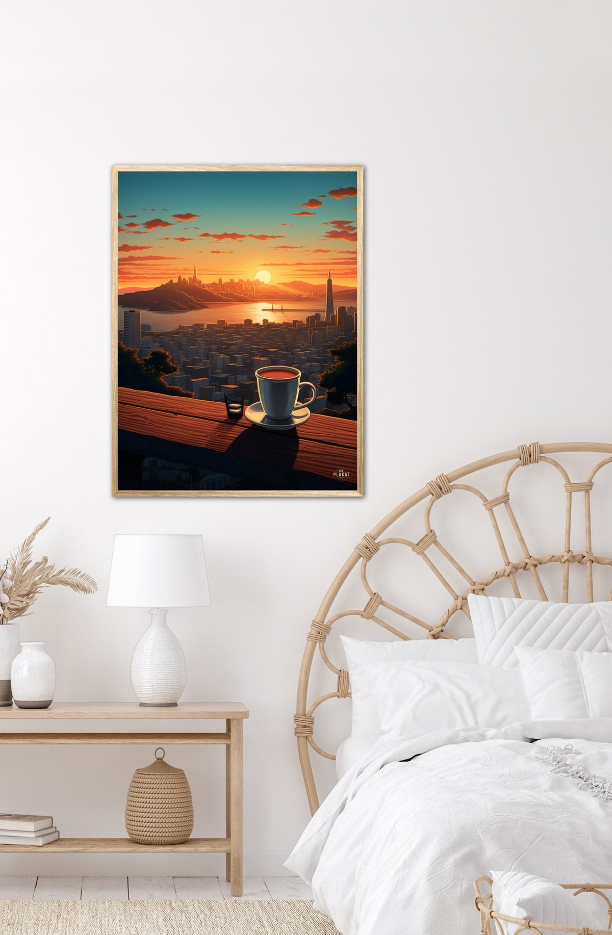 Skyline Coffee Serenity plakat