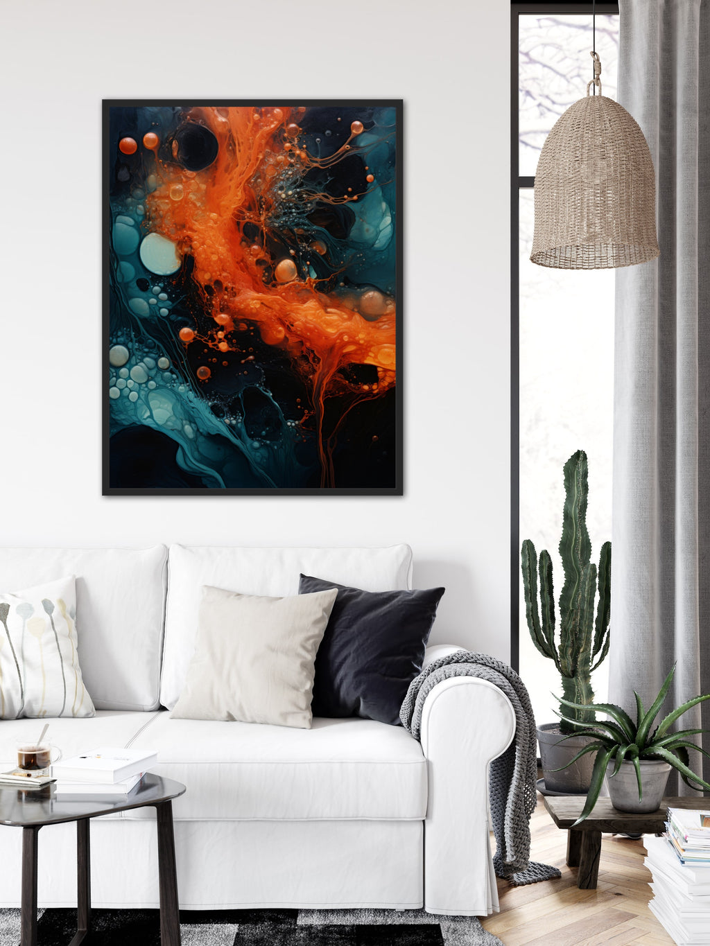 Mystical Mirage - Abstrakt Plakat