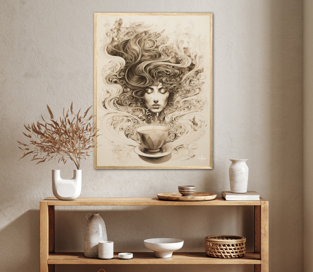 Selvforkælelse med kaffe plakat Nr. 3