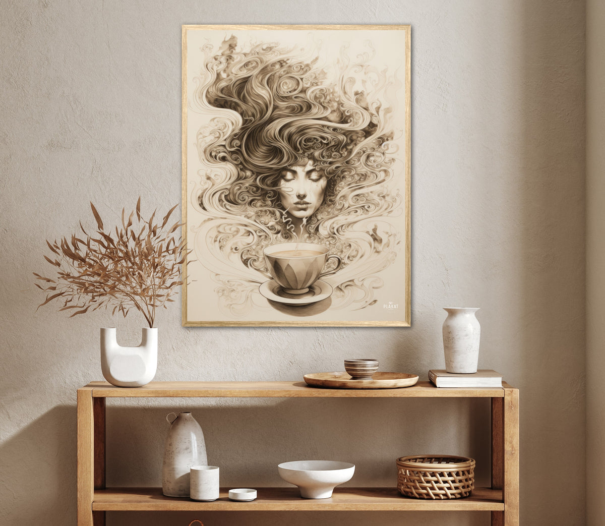 Selvforkælelse med kaffe plakat Nr. 3