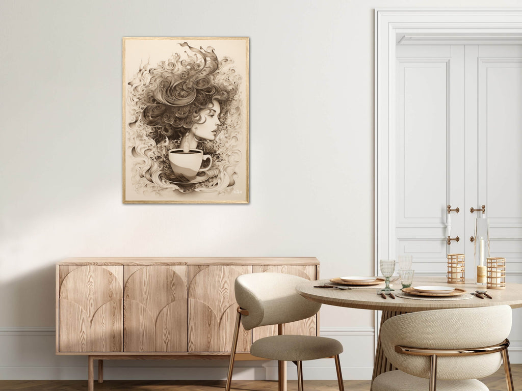 Selvforkælelse med kaffe plakat Nr. 2