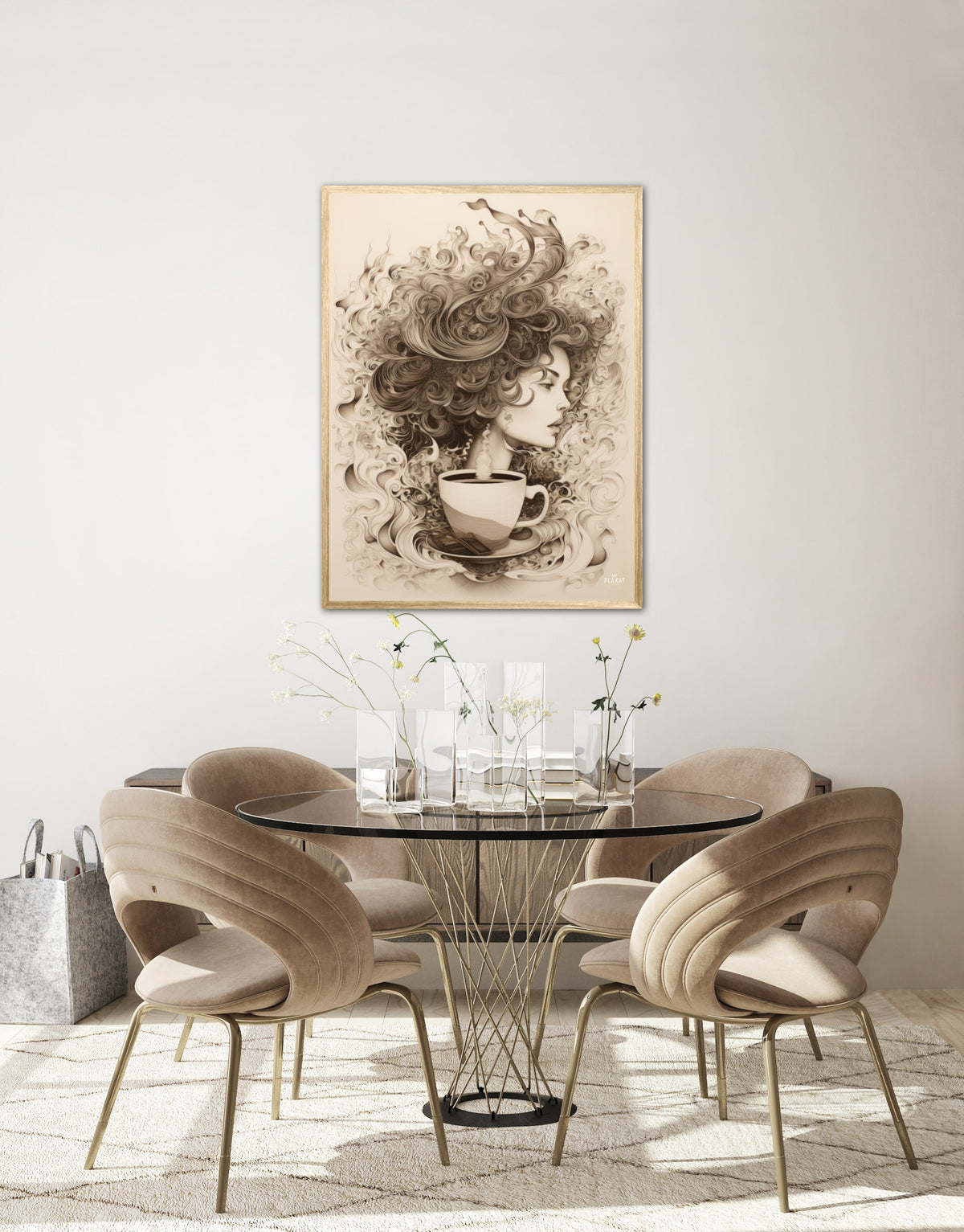 Selvforkælelse med kaffe plakat Nr. 2