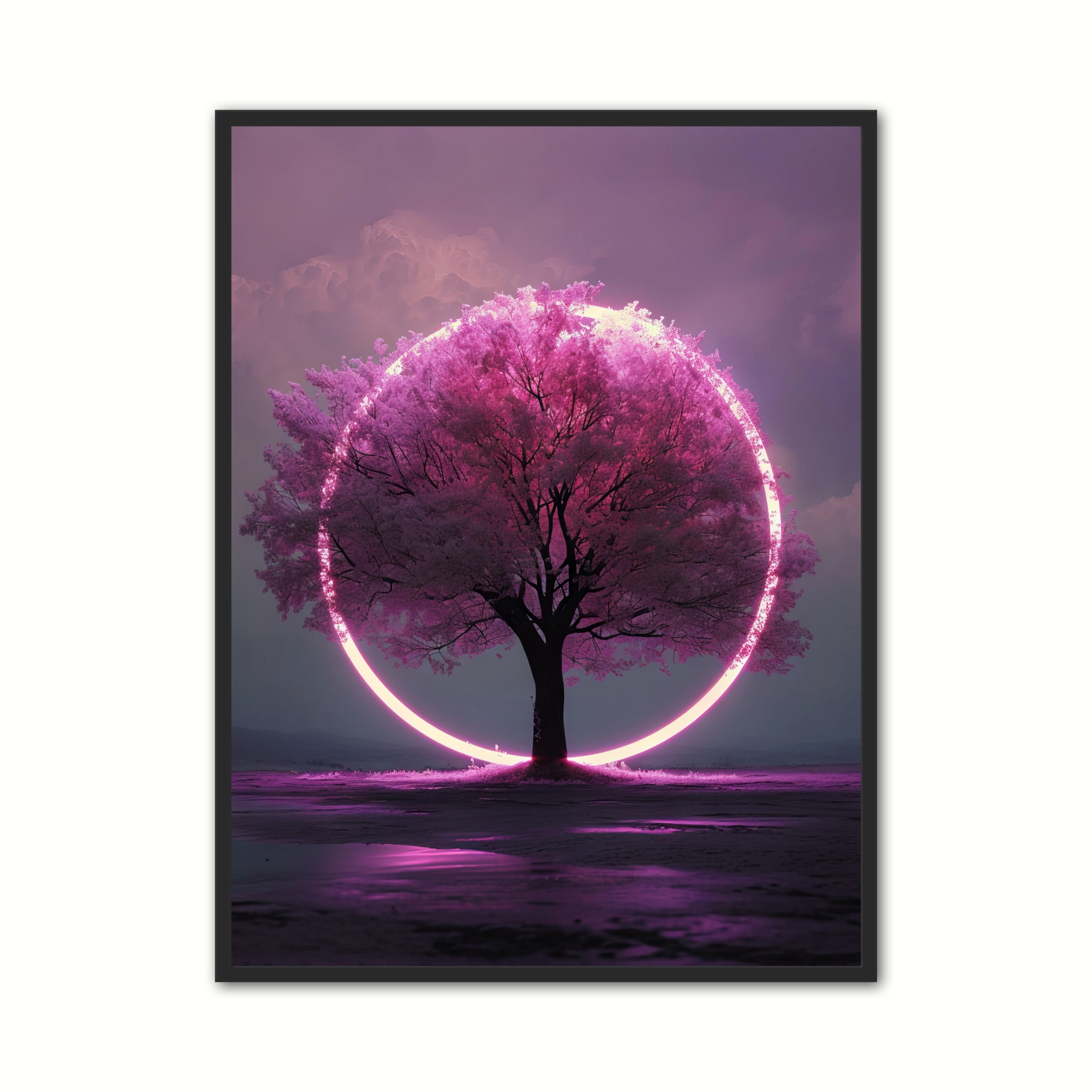 Neon Grove Enigma - Science Fiction Plakat
